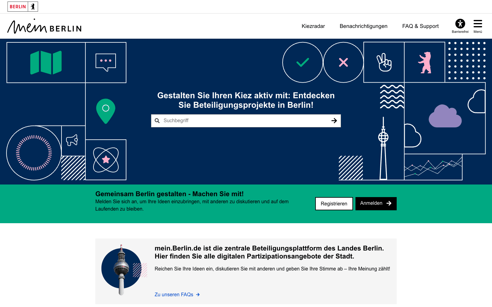 meinBerlin — Citizen Participation Platform
